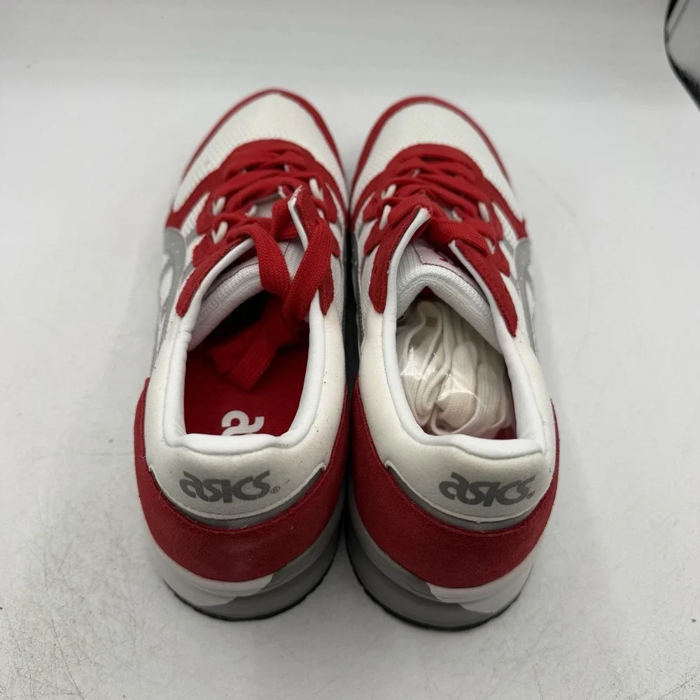 Asics Gel Epirus Shoes Mens Sz 10 White/Light Grey/Red Sneakers H413N 0113